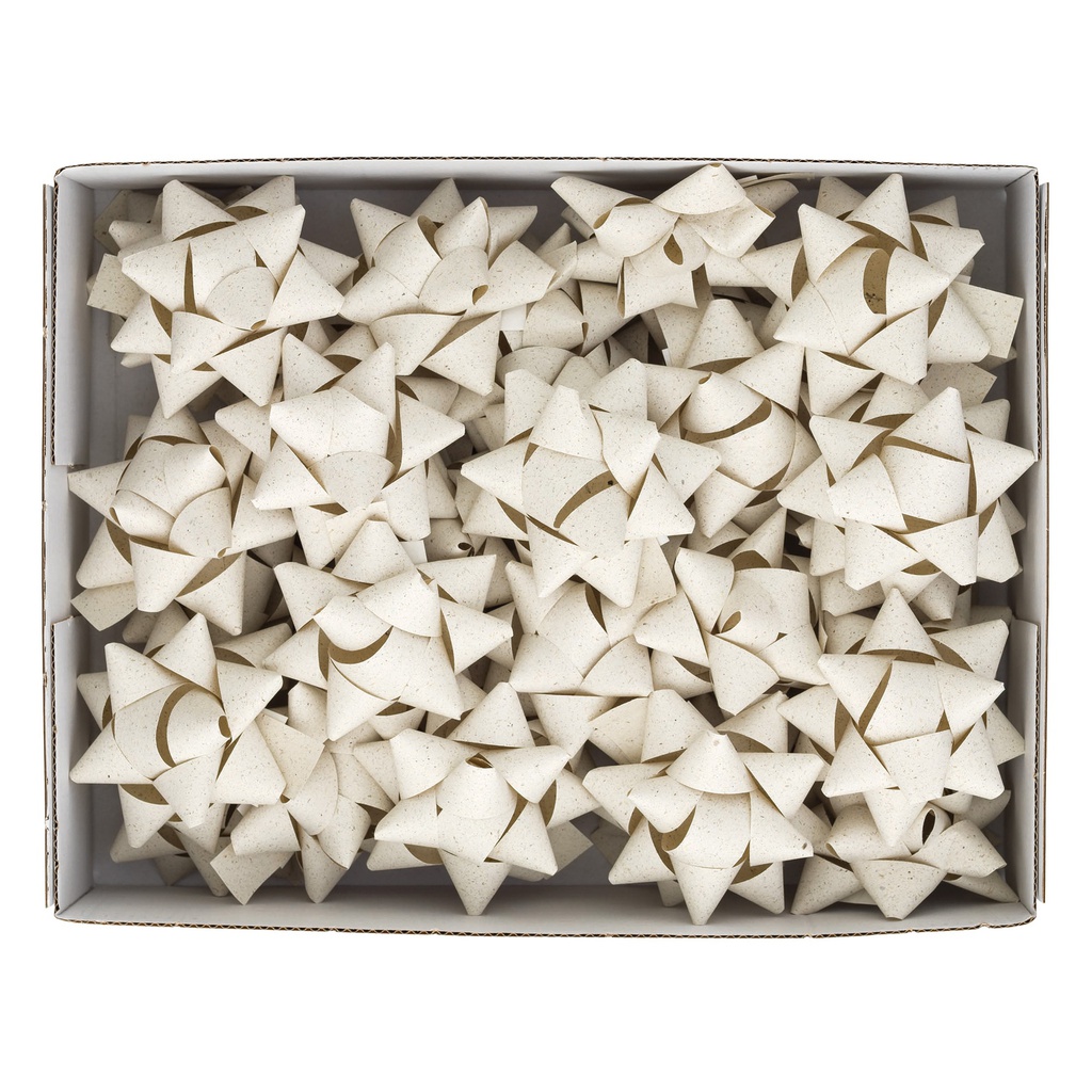 36 stelle nastro carta erba 20mmxD9cm avorio Brizzolari