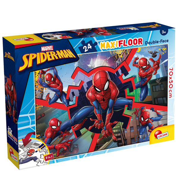 Puzzle Maxi 24pz Marvel ''Spiderman'' Lisciani