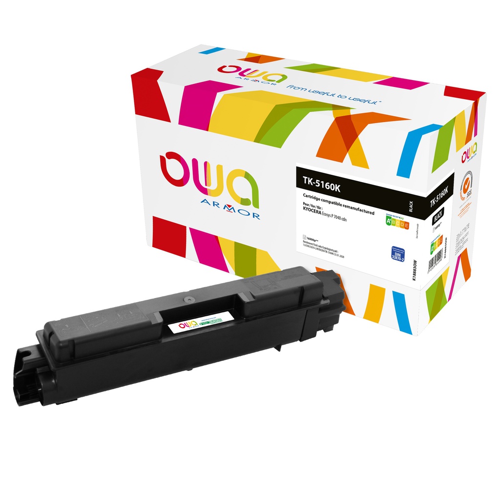 Armor Toner Nero Compatibile per Kyocera Ecosys P7040cdn_6.000pag