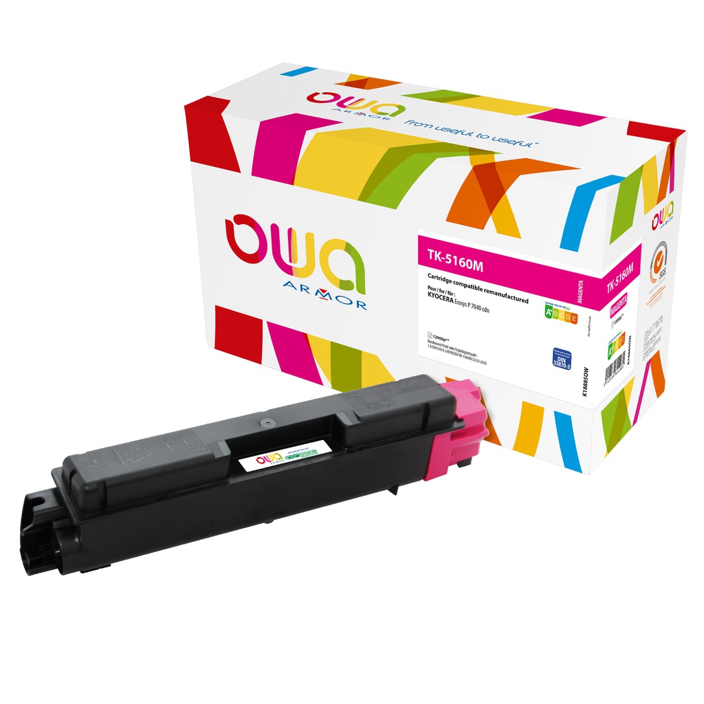 Armor Toner Magenta Compatibile per Kyocera Ecosys P7040cdn_12.000pag