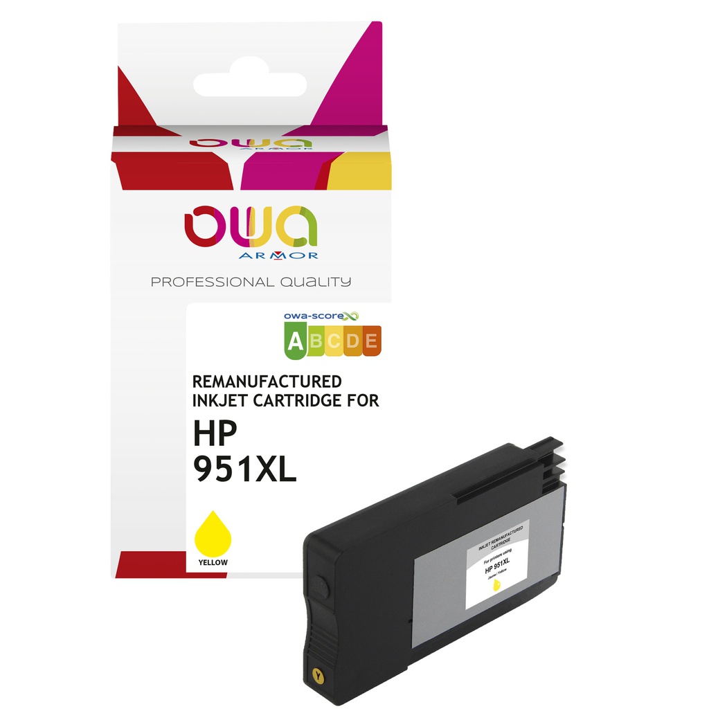 Armor Cartuccia Compatibile Giallo per Hp 951XL