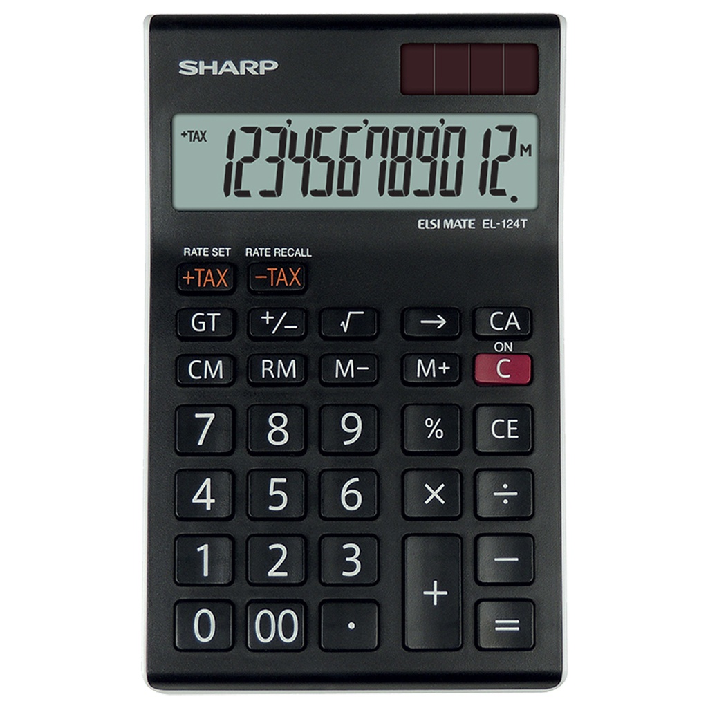 Sharp Calcolatrice da Tavolo EL-124T 12 cifre