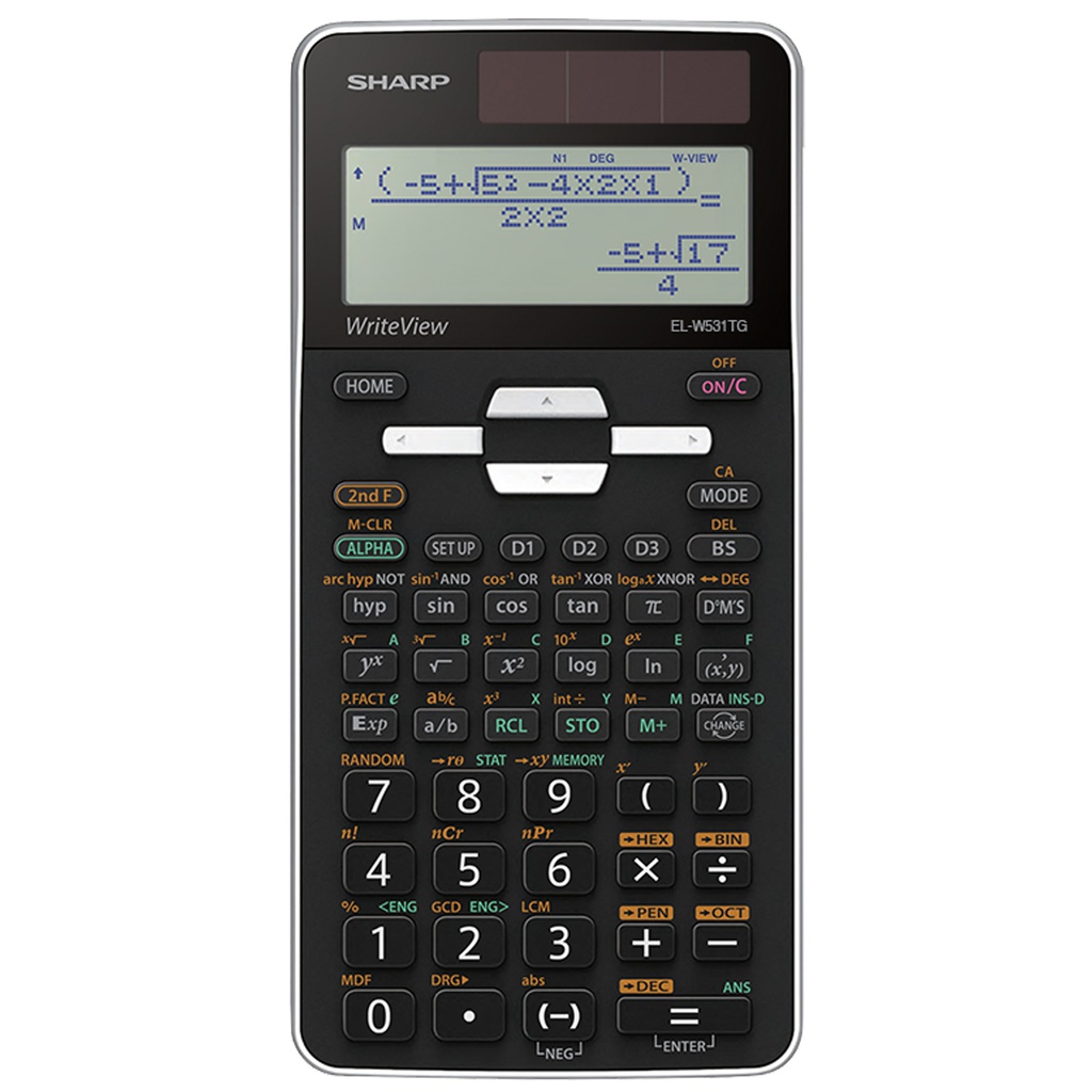 Sharp Calcolatrice Scientifica EL-W531TG-Bianco