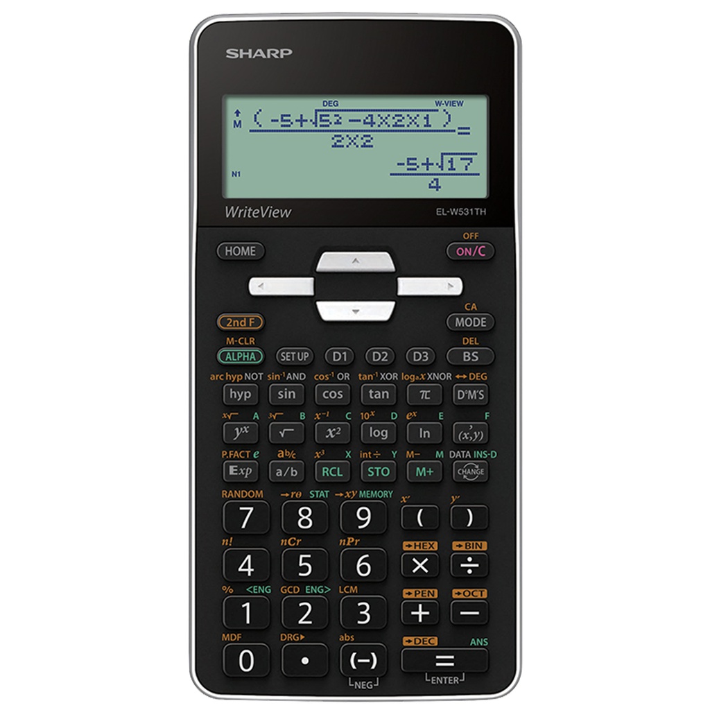 Sharp Calcolatrice Scientifica EL-W531TH-Bianco