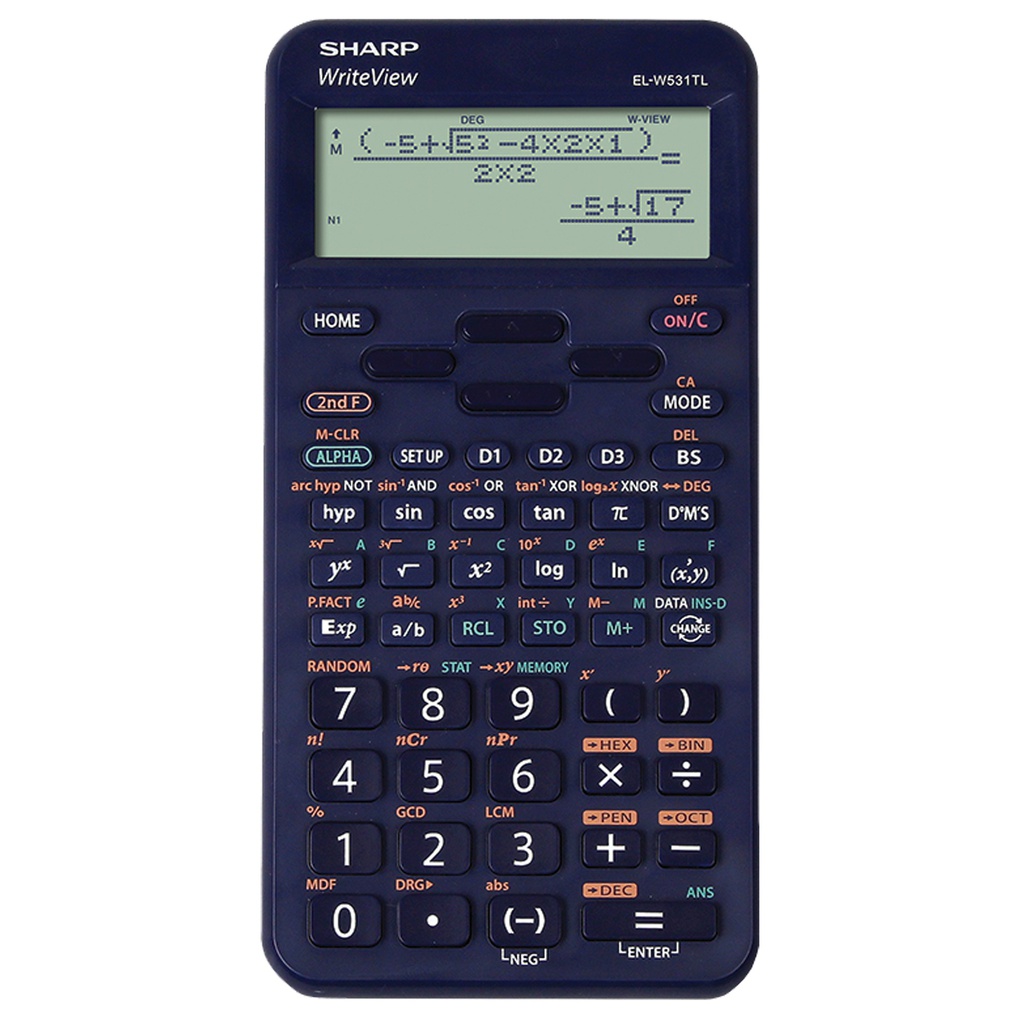 Sharp Calcolatrice Scientifica EL-W531TL-Blu