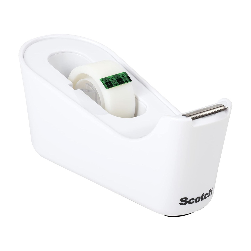 Dispenser da Tavolo C18  bianco+ 1 rotolo di nastro adesivo Scotch® Magic19x33