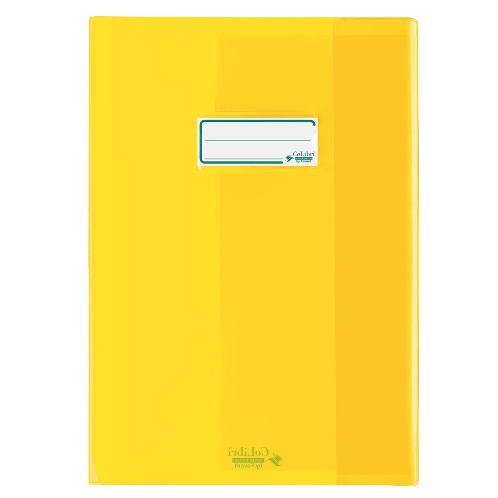 Coprimaxi eco-polietilene trasparente 180my f.to A4 giallo ColibrI' by Favorit