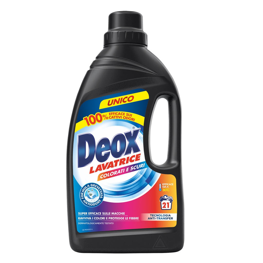 Detersivo lavatrice Deox Colorati e Scuri 1,5L