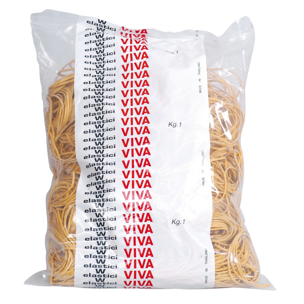 ELASTICO GOMMA GIALLO D120 SACCO DA 1KG