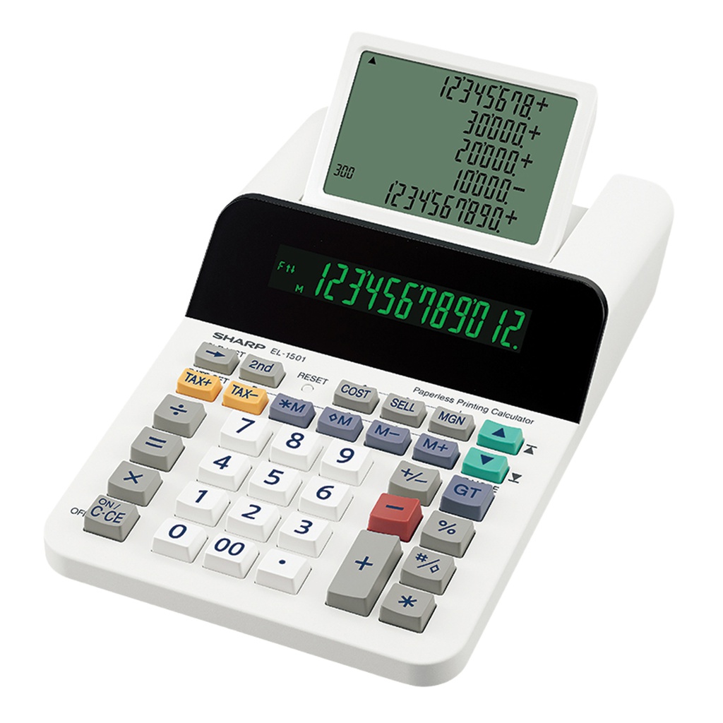 Calcolatrice da tavolo EL 1501 a 12 cifre  Display LCD A 5 righe