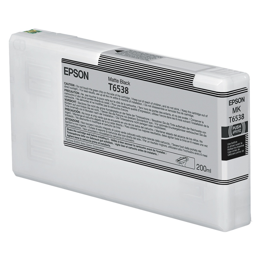 TANICA INCHIOSTRO A PIGMENTI NERO-MATTE EPSON ULTRACHROME HDR (200 ML