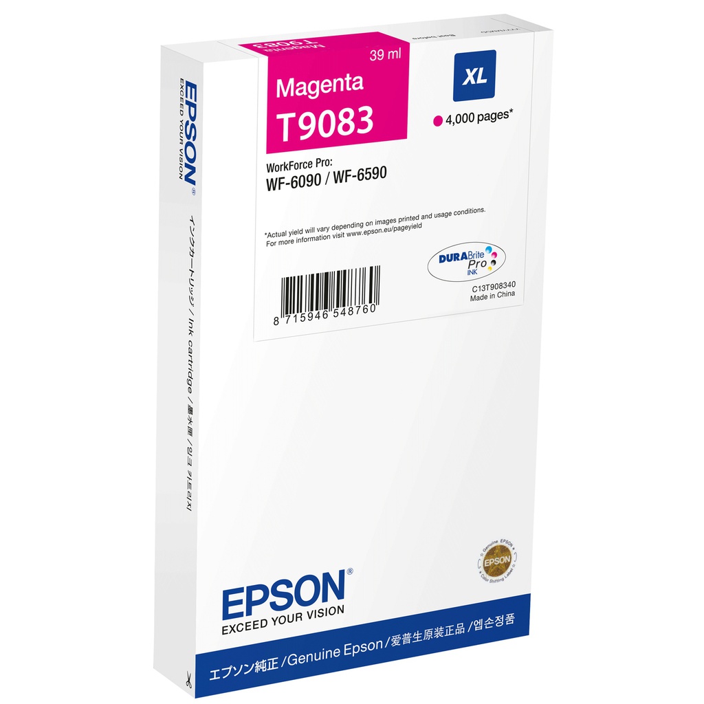TANICA INCHIOSTRO A PIGMENTI MAGENTA EPSON DURABRITE ULTRA XL