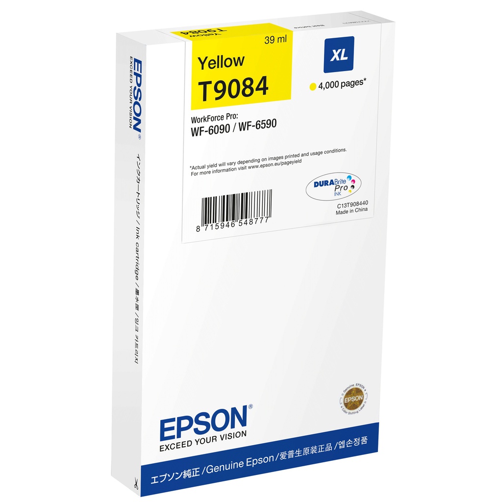TANICA INCHIOSTRO A PIGMENTI GIALLO EPSON DURABRITE ULTRA XL