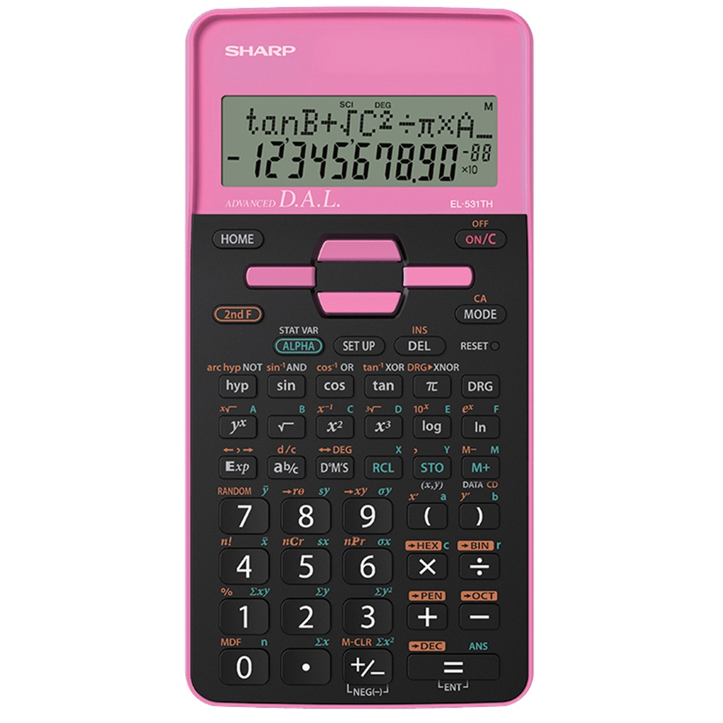 Sharp Calcolatrice scientifica Rosa EL531THBPK
