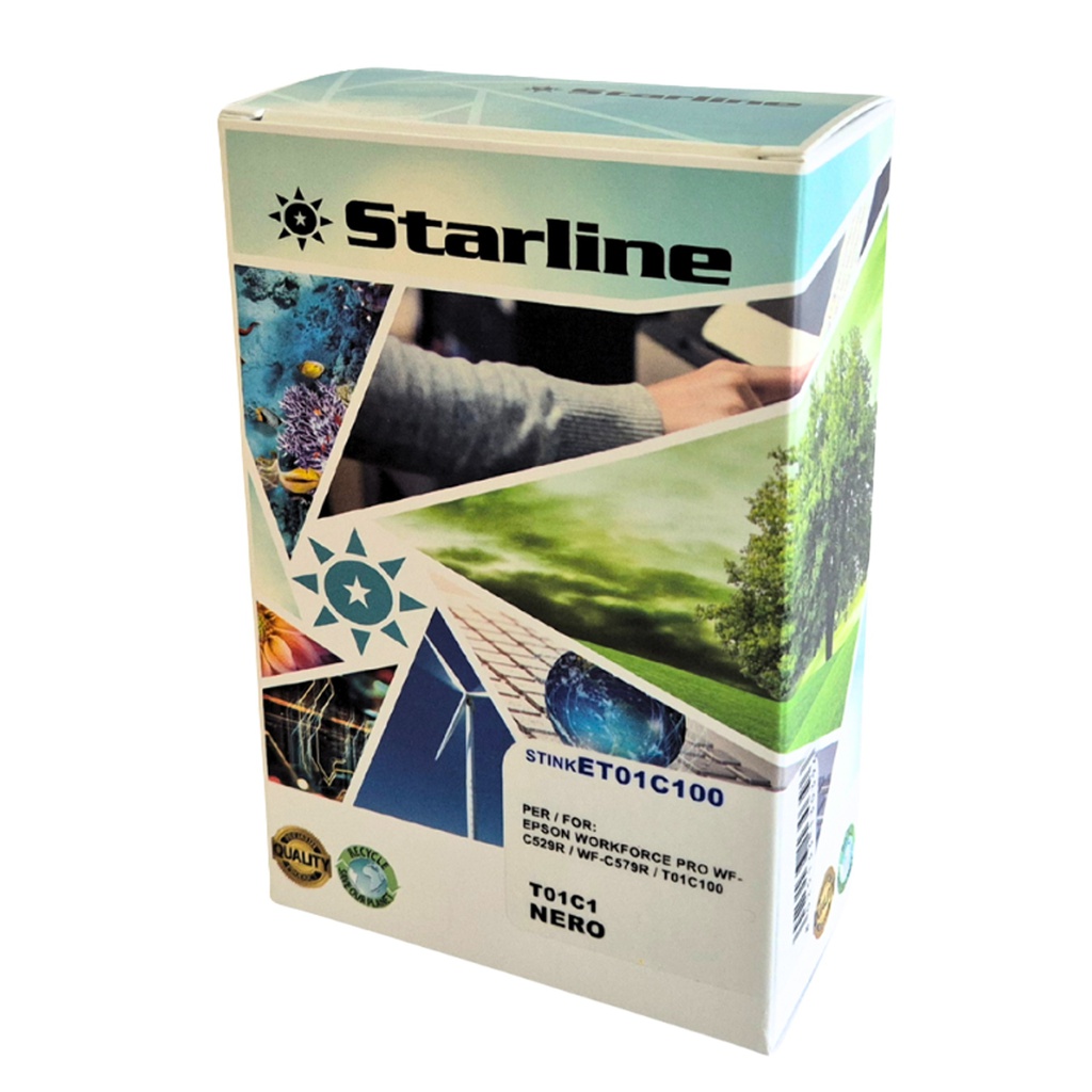 Starline Cartuccia Nero per Epson T01C100