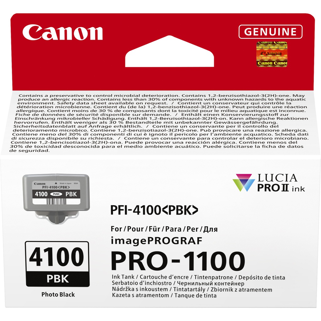Canon Cartuccia INK PFI-4100 Nero Photo