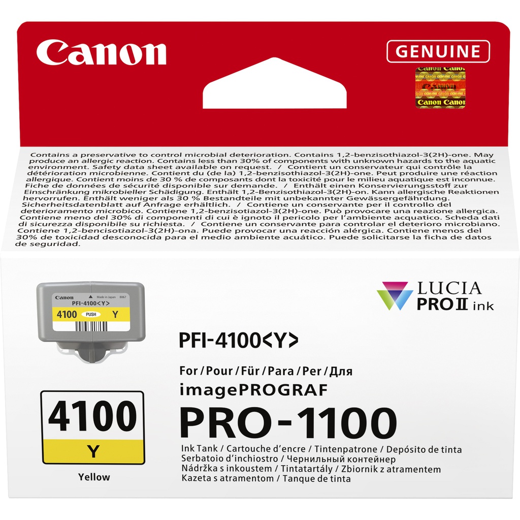 Canon Cartuccia INK PFI-4100 Giallo