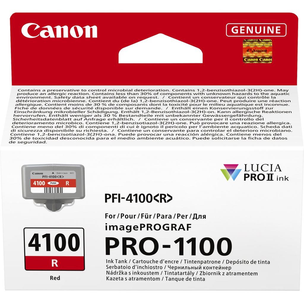 Canon Cartuccia INK PFI-4100 Rosso