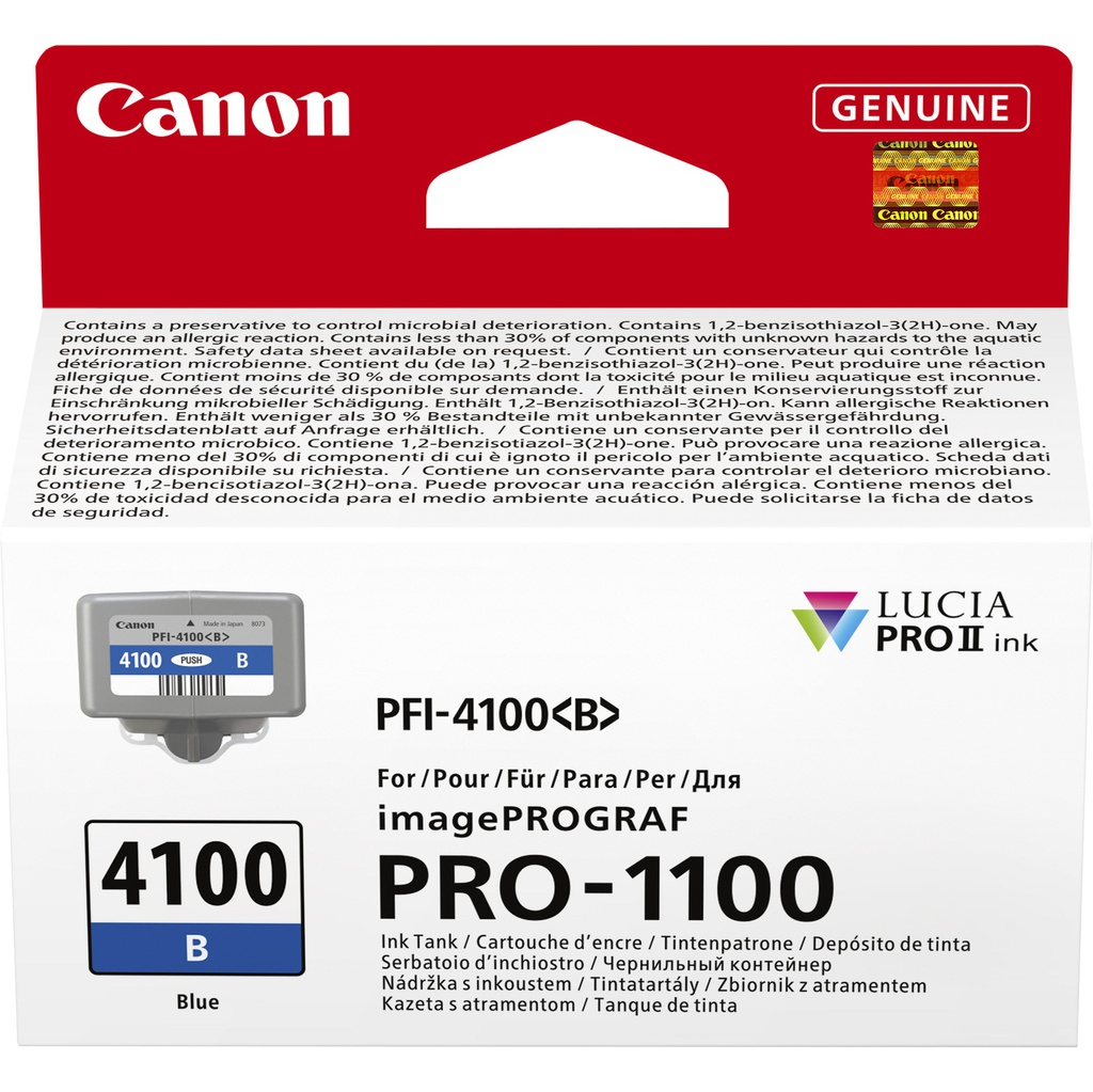 Canon Cartuccia INK PFI-4100 Blu