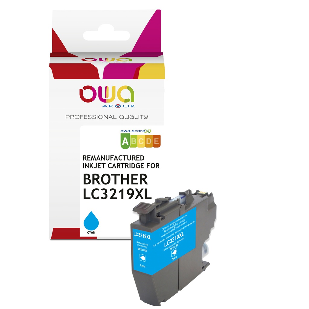 ARMOR Cartuccia Ciano  per Brother LC-3219XLC
