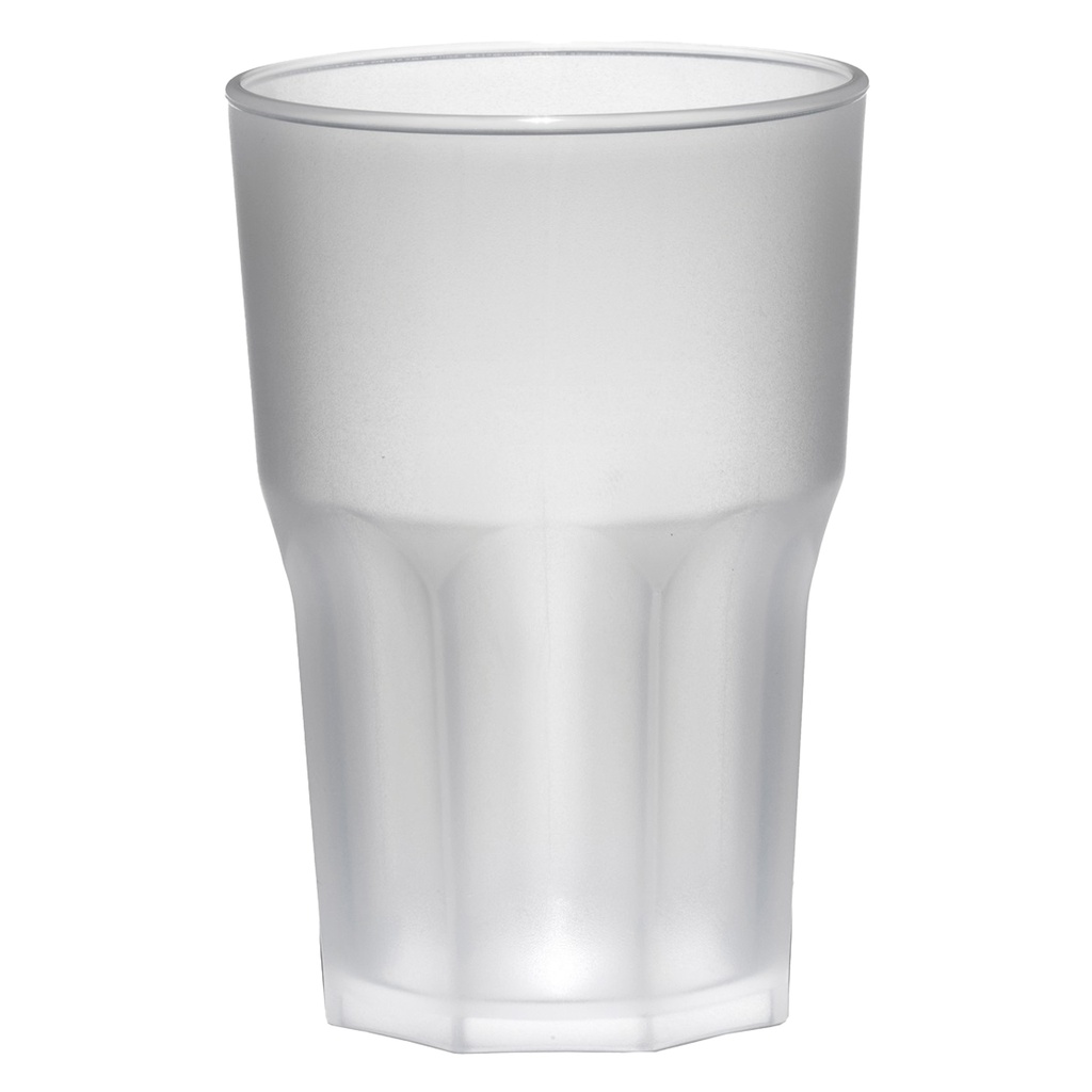 Conf. 5 Bicchieri Granity 400ml in PP satinato Leone