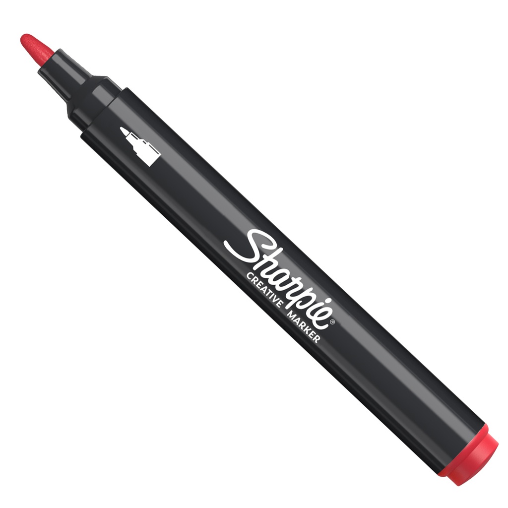Marcatore acrilico Creative Marker punta tonda rosso Sharpie