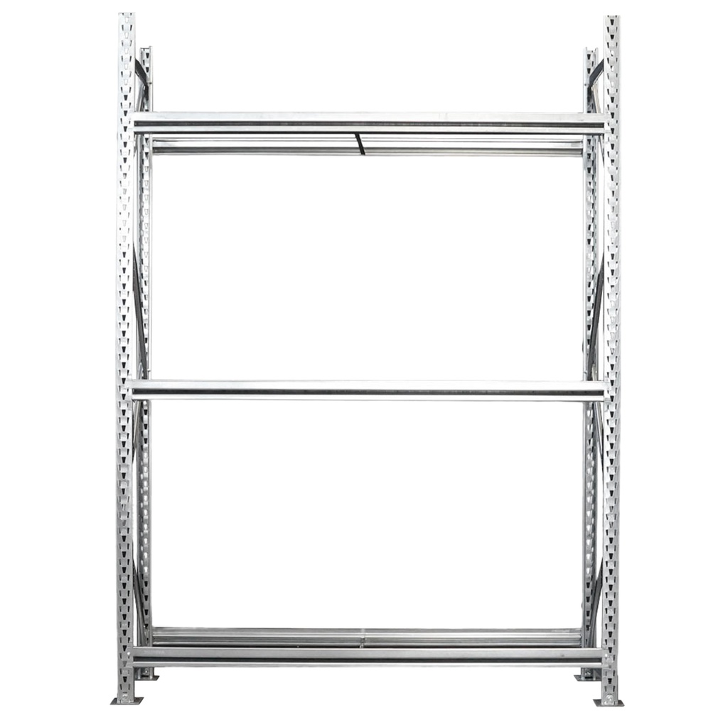 Scaffale 3 ripiani in acciaio per pneumatici 150x50cm H220cm Tecnotelai
