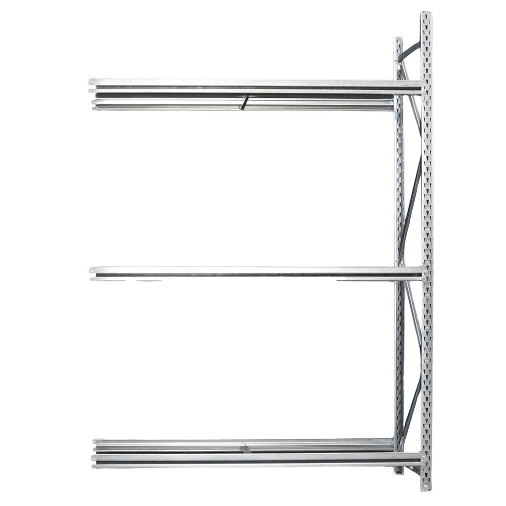 Kit estensione per scaffale in acciaio per pneumatici 150x50cm H220cm Tecnotelai