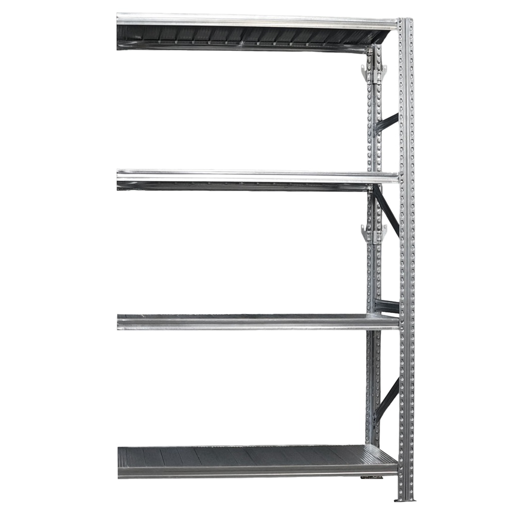 Kit estensione per scaffale industriale in acciaio 120x50cm H200cm Tecnotelai