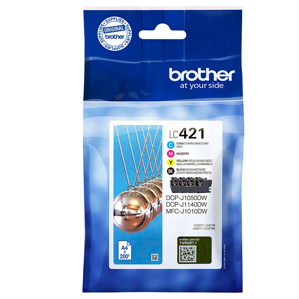 Brother Kit 4 cartucce BK/C/M/Y da 200 pag cad