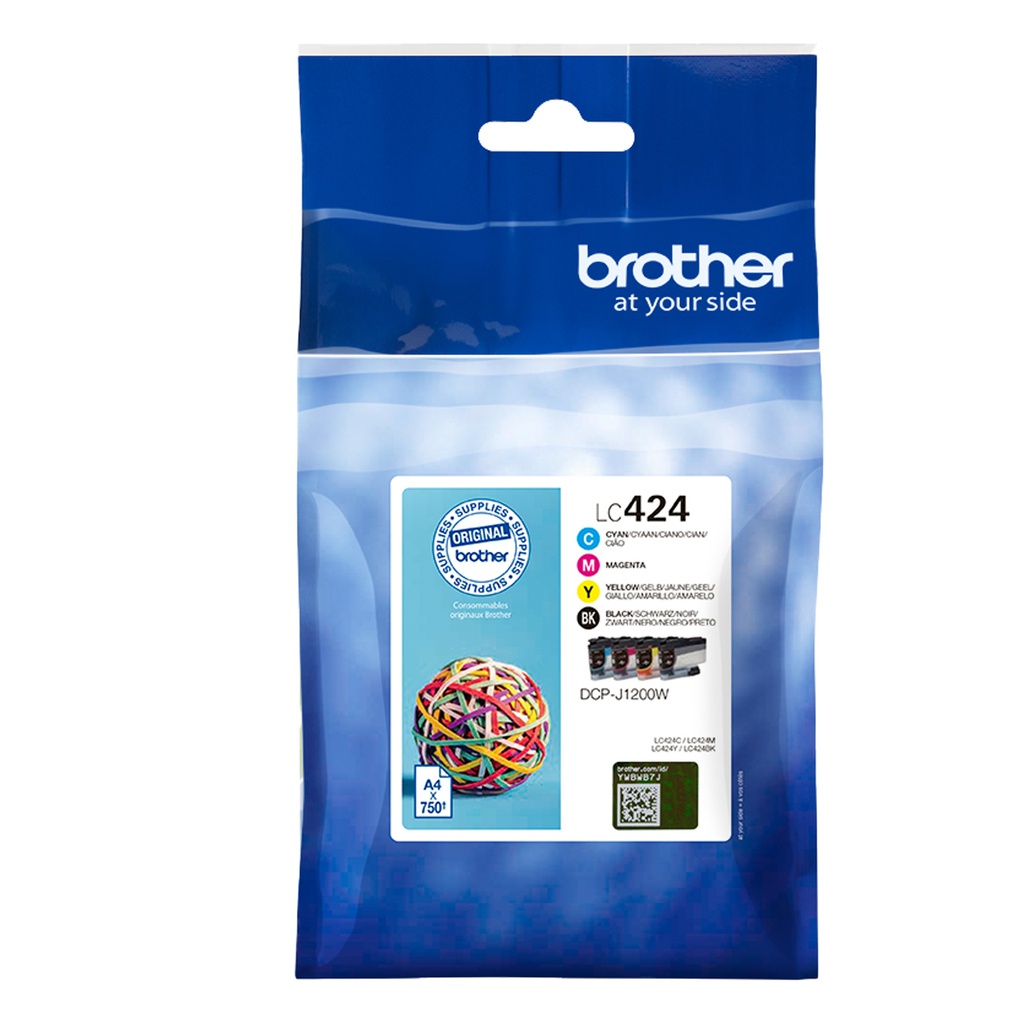 Brother Kit 4 cartucce BK/C/M/Y da 750 pag cad