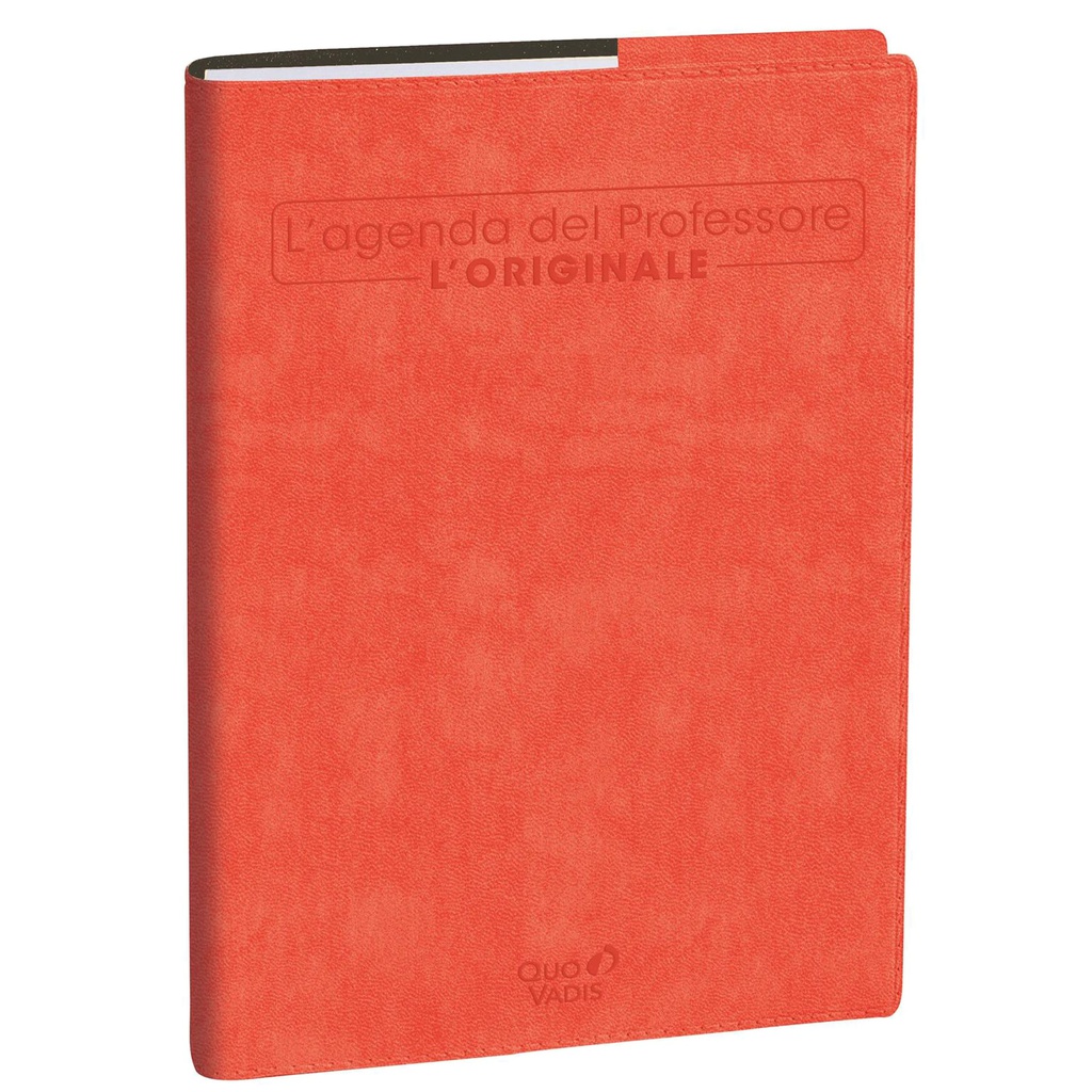 Agenda del Professore 21x27cm Roma rosa corallo 2027 Quo Vadis