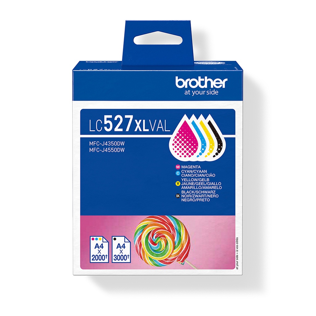 Brother Kit da 4 cartucce BK/C/M/Y -Nero 3.000 pag -C/M/8Y 2.000 pag