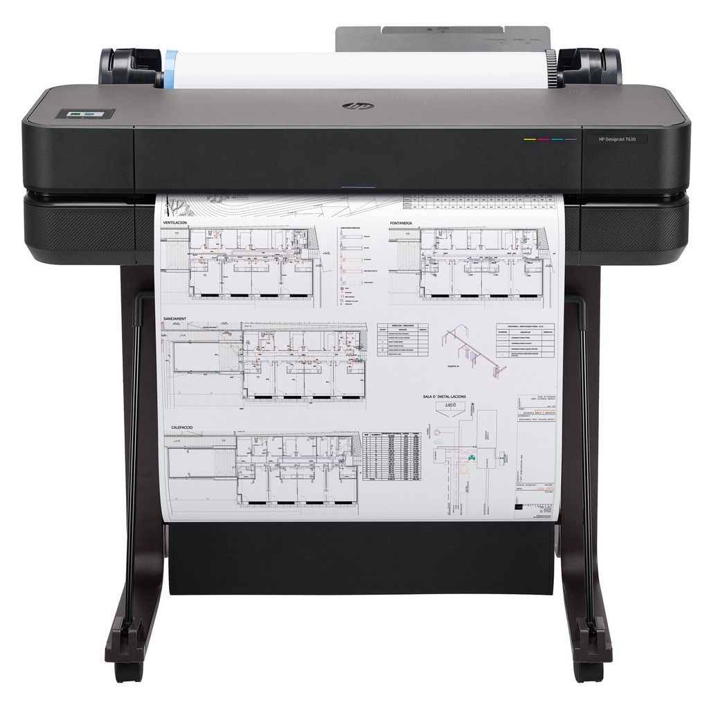 HP Plotter Designjet T630 24'' A1 STAND INCLUSO 1 anno di garanzia
