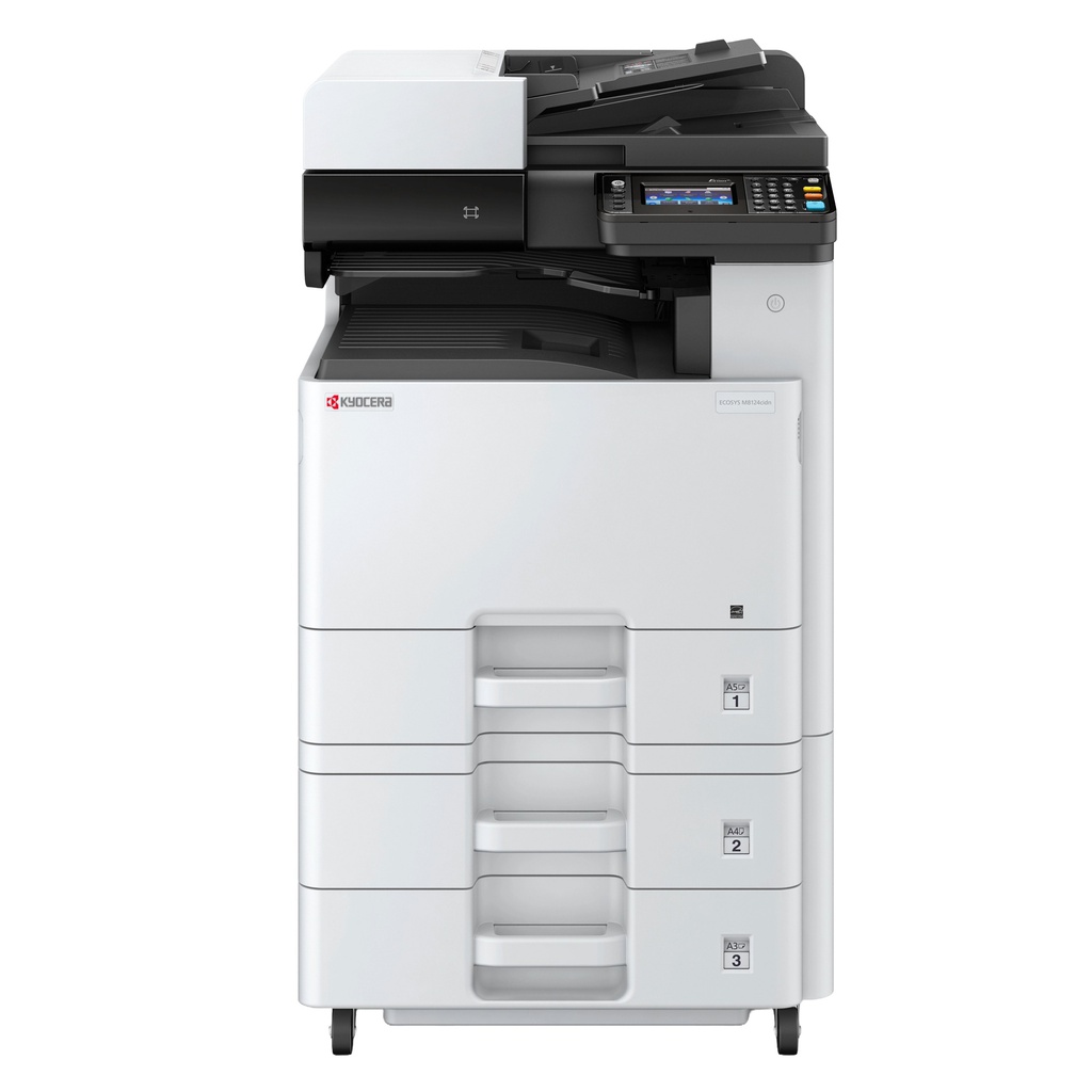 Bundle Kyocera Multifunzione ECOSYS 8124CIDN -Cassetto carta aggiuntivo con mobi