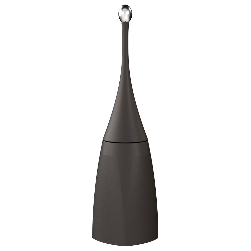 Portascopino da terra EColored 12 x 12 x 48cm vesuvian black Mar Plast