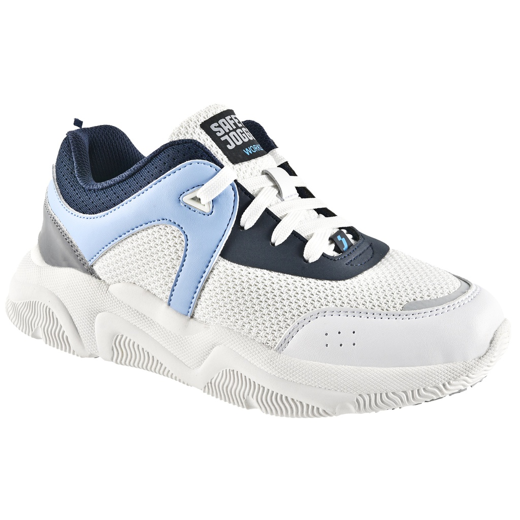 Calzatura bassa Sloan O1 LOW N 38 bianco/azzurro Safety Jogger
