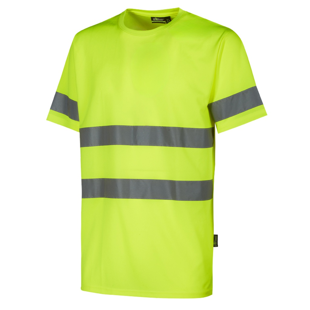 Pack 3 T-shirt alta visibilitA' Mizar manica corta tg M giallo fluo U-Power
