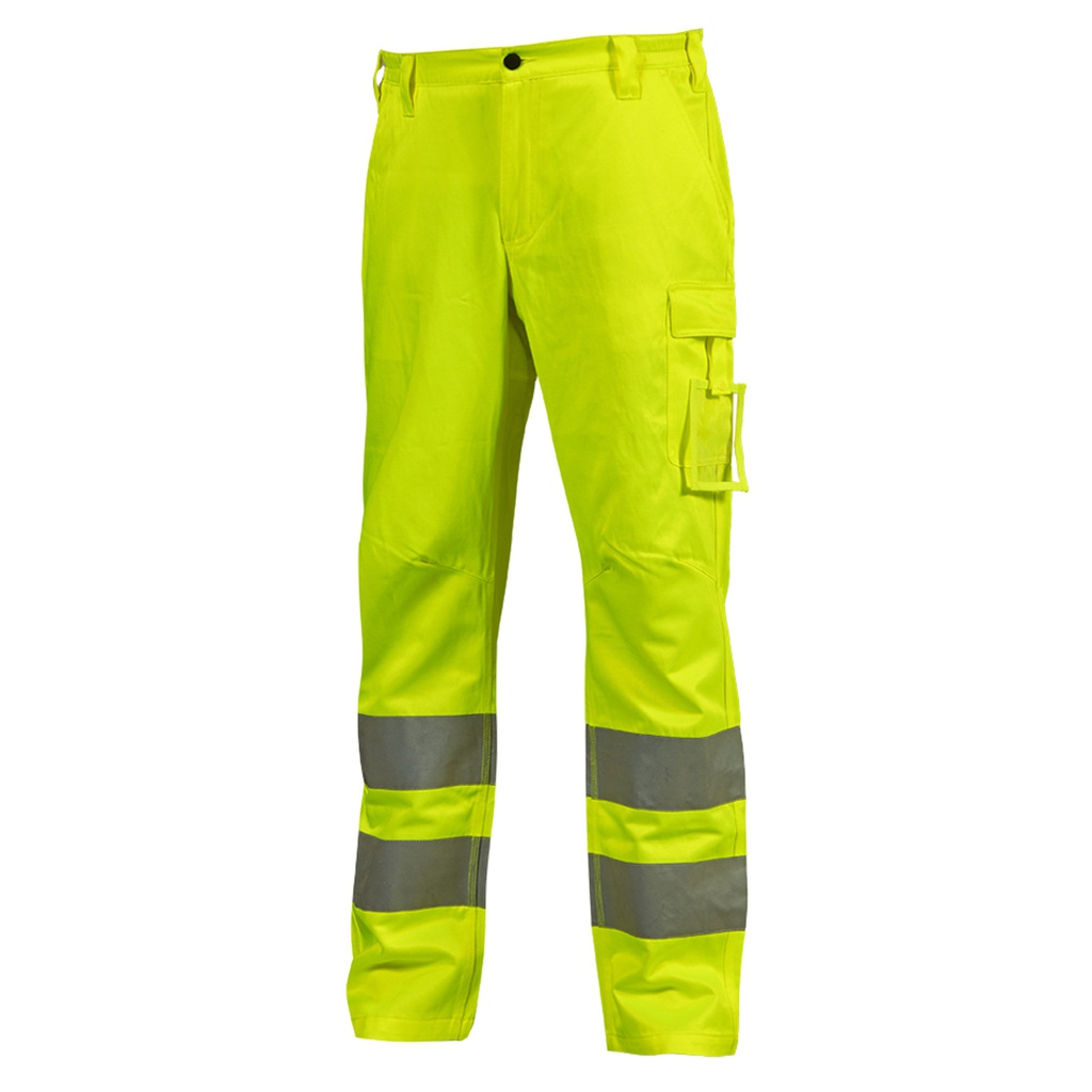 Pantaloni alta visibilitA' Vega tg M giallo fluo U-Power