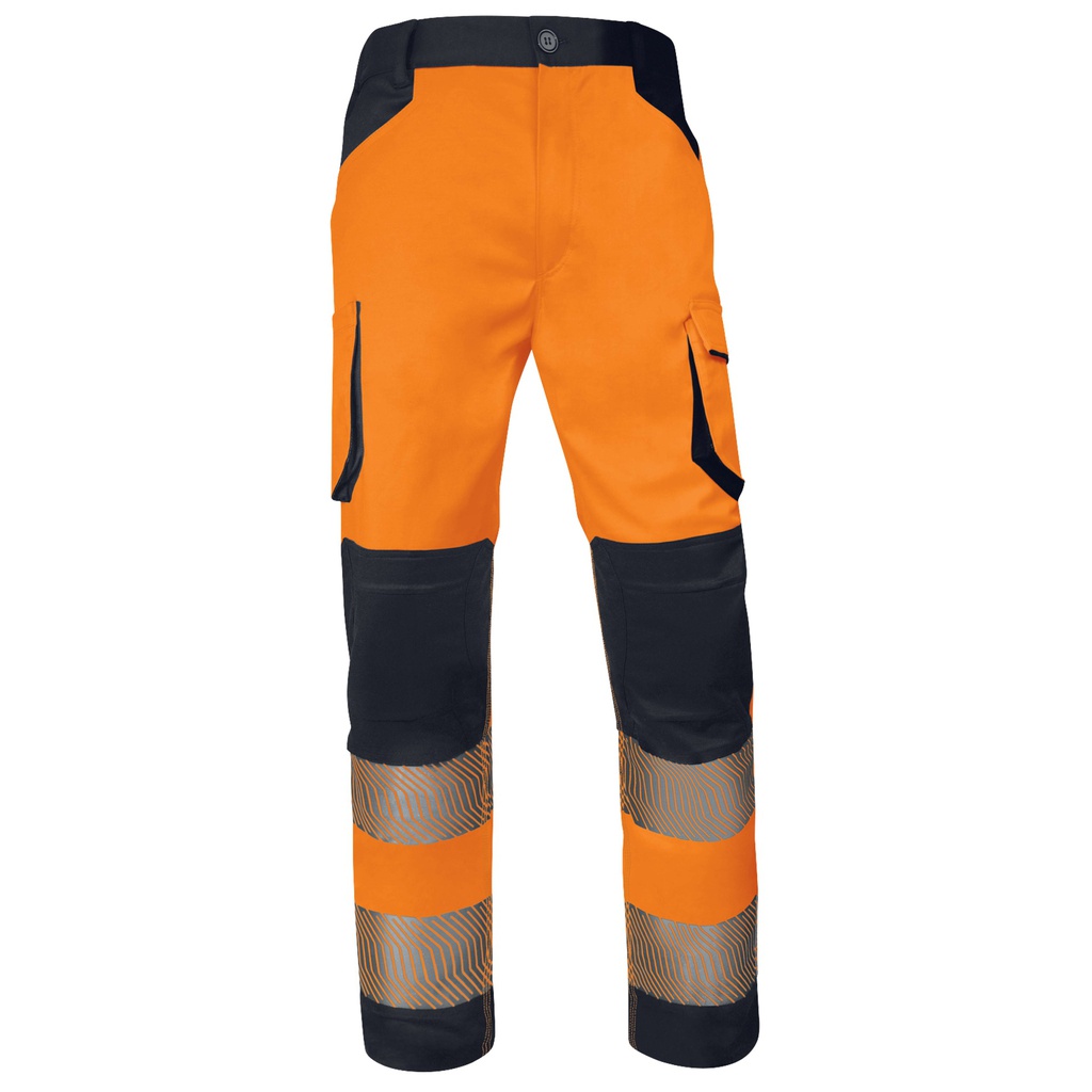 Pantaloni multitasche alta visibilitA' M2PA3S tg M arancio fluo Deltaplus