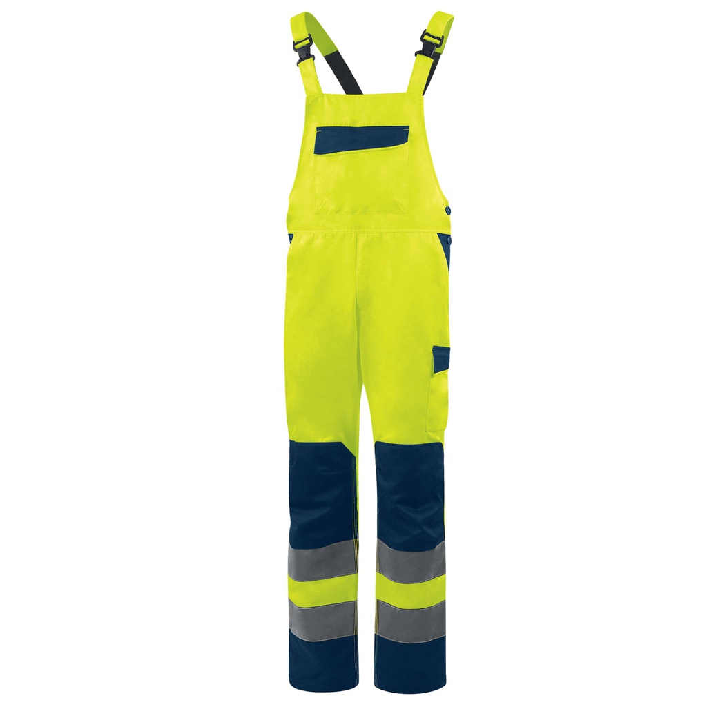 Salopette alta visibilitA' M1SA2HV tg L giallo fluo Deltaplus
