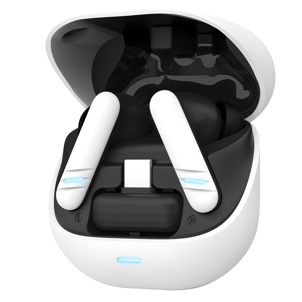 Auricolari wireless ENC doppio collegamento USB C e BT OXXIE-Trust
