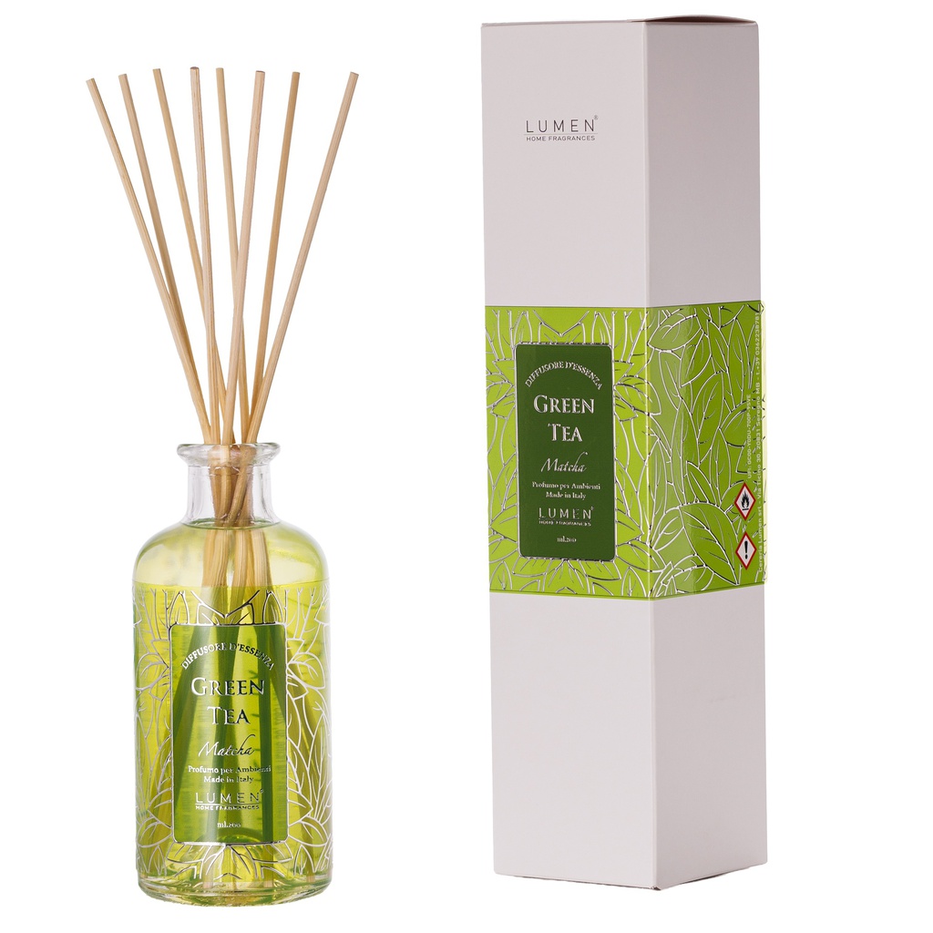 Diffusore d'essenza a bastoncino green tea/matcha 200ml Methodo