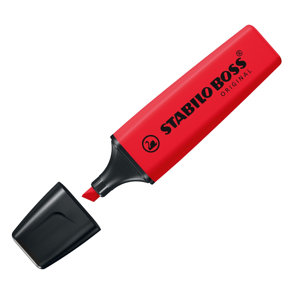 Evidenziatore Stabilo Boss rosso rosso 70/48