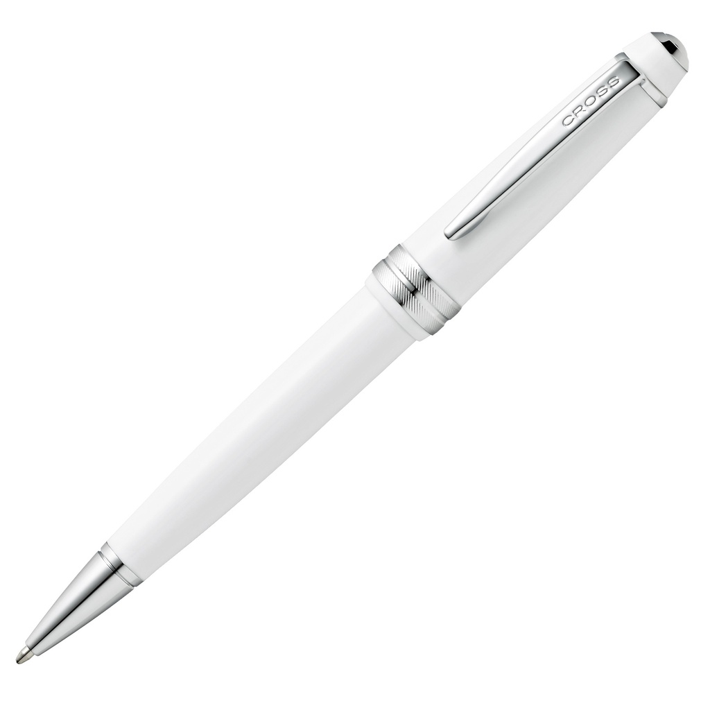 Penna sfera Bailey Light punta F fusto bianco/chromo Cross
