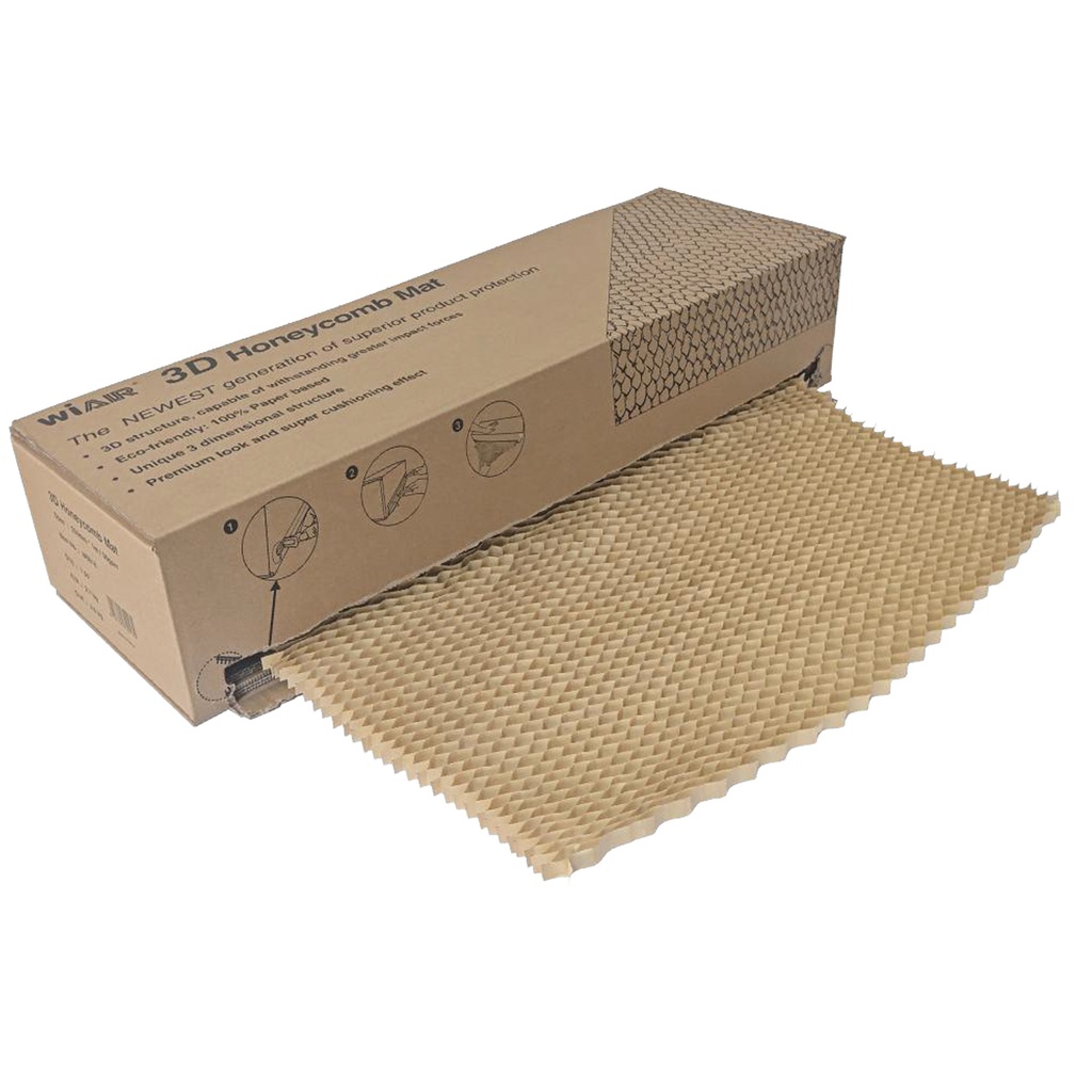 Dispenser con carta alveolare 3D 55cmx30m