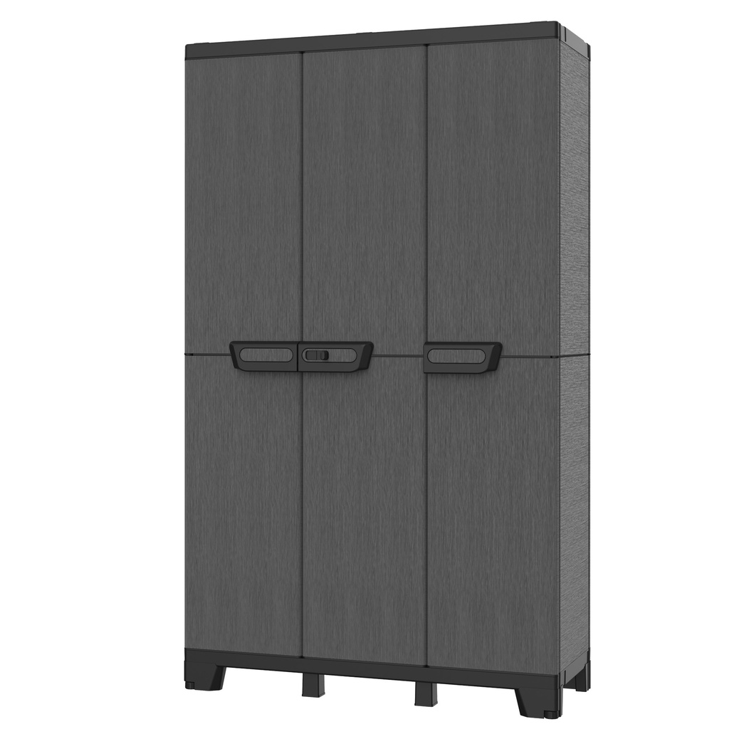 Armadio 3 ante CAB102A ardesia nero Terry