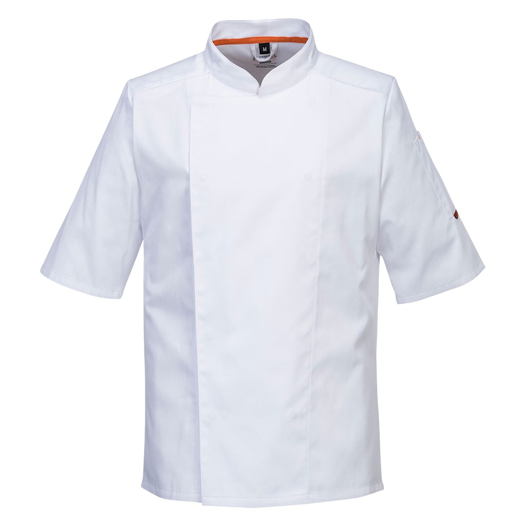 Giacca da cuoco MeshAir Pro a manica corta tg M bianco Portwest