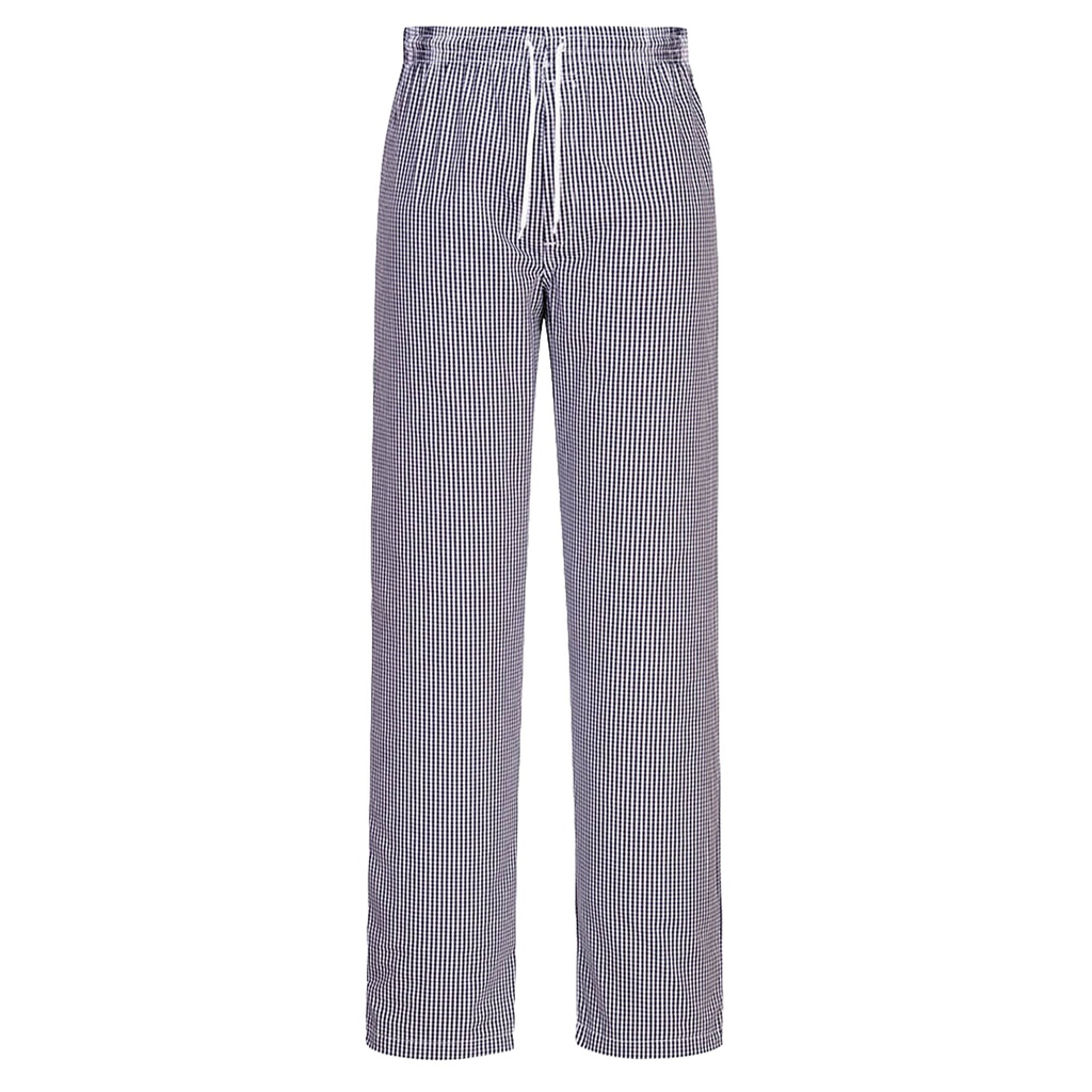 Pantaloni da cuoco Bromley tg XL quadretti neri Portwest