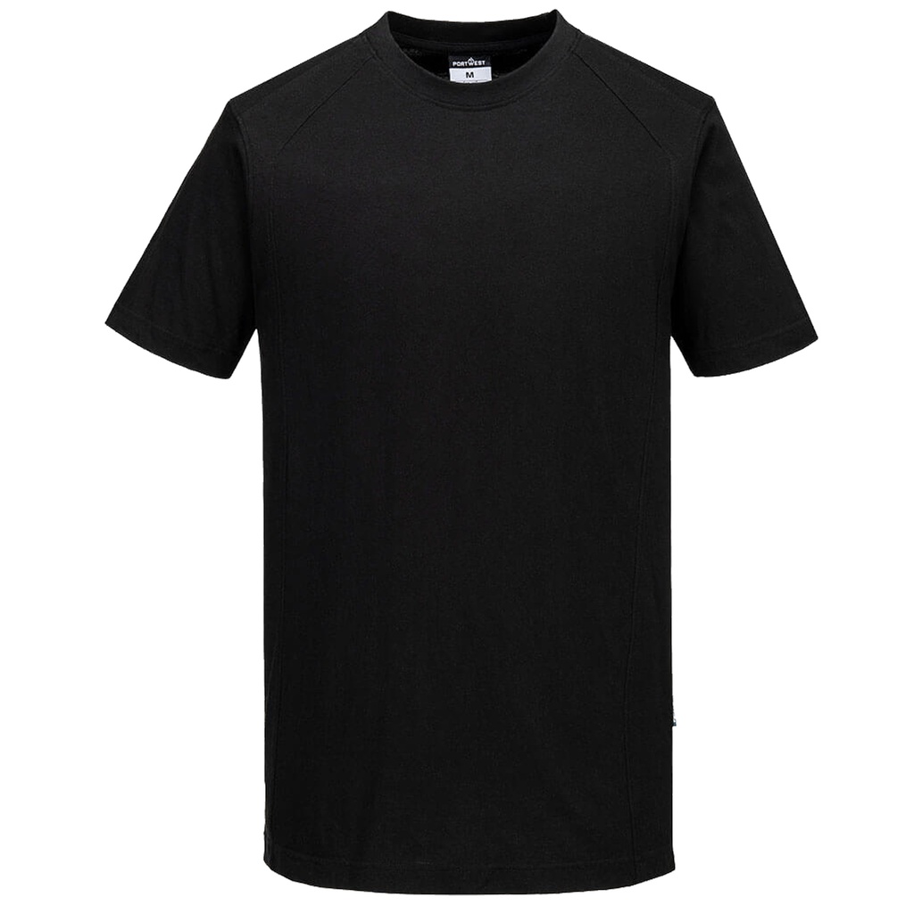 T-shirt a maniche corte Eco tg XL nero Portwest